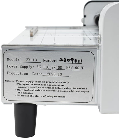 Booklet Maker A3 Paper Folding Binding Machine, MAX 11.7"×16.5" Paper Folder Stapler Machine, 2 in 1 Multifunctional Automatic Book Maker Stapling Machine for Schools Print Stores Offices Factory