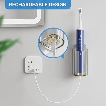 MOPMS Electric Toothbrush Holders Wall Mounted, Single Slot Toothbrush Holders