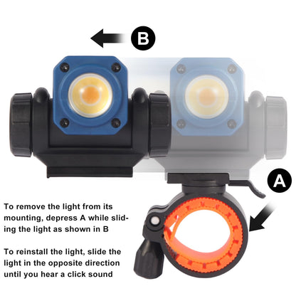NextLED NT-R3202 Rechargeable Paint Spray Gun Light, CRI 95+ Color Match with 3 Lighting Modes (3000K/4400K/6300K), 450 LM, Mountable & Detachable, Wide Beam, Universal Auto Paint Gun Light Bracket