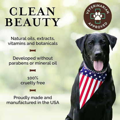 6-in-1 Moisturizing Dog Shampoo, Made with Naturally Derived Ingredients to Cleanse, Soothe, Deodorize, and Soften The Skin and Coat 480ml