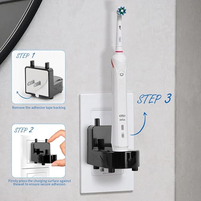 Wall Charger for Oral-B Braun Electric Toothbrush, Wireless Electric Toothbrush