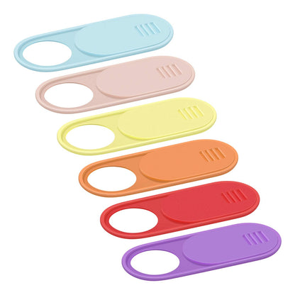 Laptop Camera Cover Slide 0.028-Inch Ultra-Thin Webcam Cover Blocker for MacBook, iMac, Laptop, Desktop, PC, iPad, Smart Phone Protect Your Privacy and Security（Orange/Yellow/Purple-3 Pack）