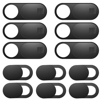 Laptop Camera Cover Slide, 12 Pack Webcam Cover, Phone Camera Cover, Ultra-Thin Computer Slide - Fits Most Laptop, Desktop, PC, Tablet, Smartphone to Protect Your Privacy and Security