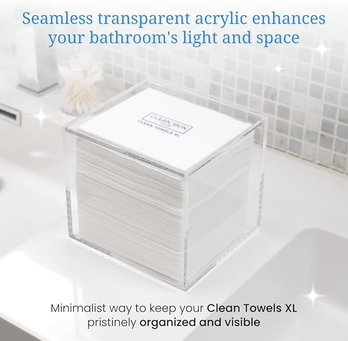 CLEAN SKIN CLUB Clear Acrylic Box