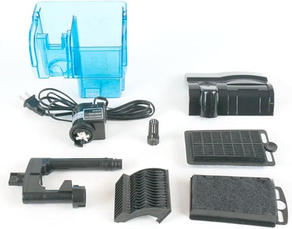 Penn-Plax Cascade 300 Power Filter – Hang-On Filter with Quad Filtration – Great for Freshwater and Saltwater Setups