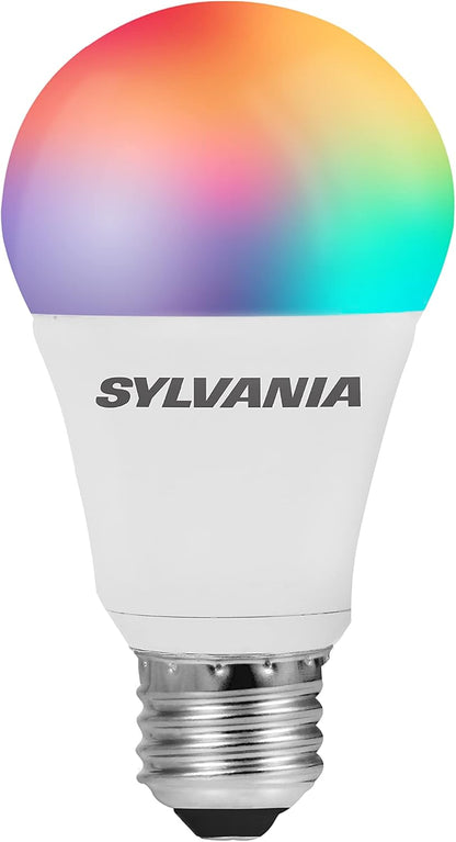 SYLVANIA SMART+ ZigBee Full Color and Tunable White A19 LED Bulb, Works with SmartThings, Wink, and Amazon Echo Plus, Hub Needed for Amazon Alexa and Google Assistant, 1 Count (Pack of 1) , Full Color