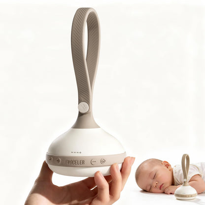 EVOCELER | Portable White Noise Sound Machine for Babies and Kids | Auto Cry Detection | 9 Soothing Sounds | Sleep Soother | Voice Recording | 15H Battery | Travel | Baby Registry Gift | Stroller Clip