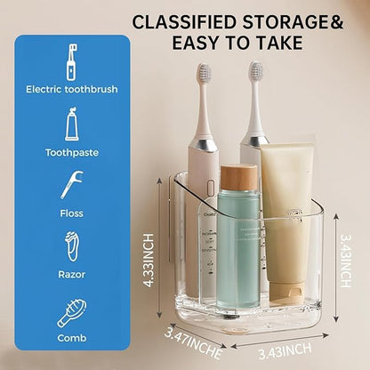 Electric Toothbrush Holder，Toothbrush and Toothpaste Holder