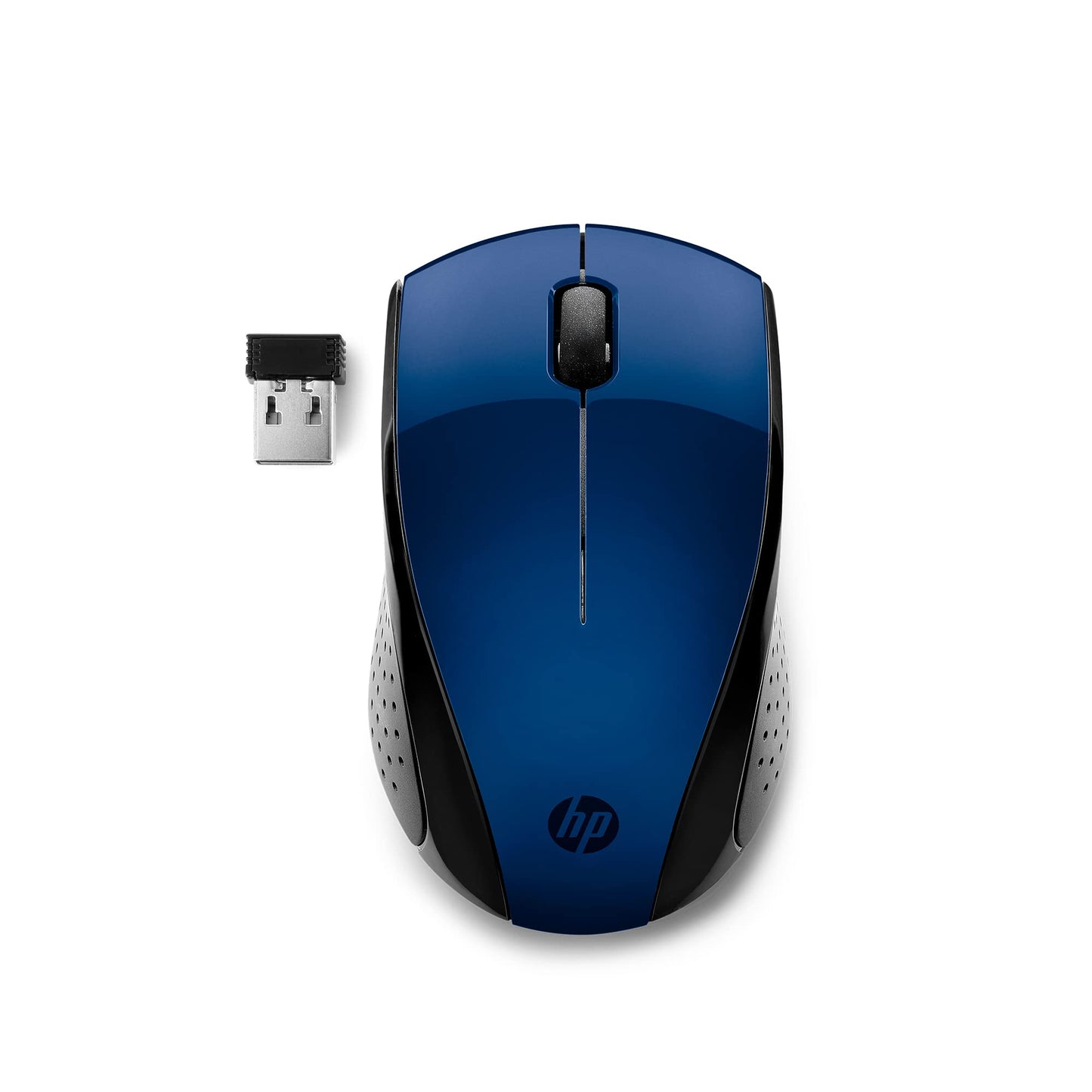 HP X3000 G3 Wireless Mouse - Black, 15-Month Battery, Side Grips for Control, Travel-Friendly, Blue LED, Powerful 1600 DPI Optical Sensor, Compatible with Wins PC/Laptop, Mac, Chromebook (683N7AA)