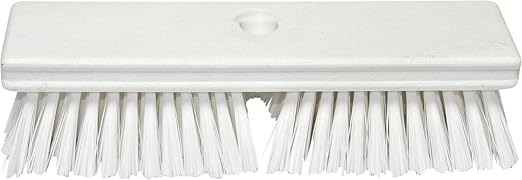 SPARTA Plastic Floor Scrub Brush, Brush Head Only, Deck Brush