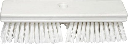 SPARTA Plastic Floor Scrub Brush, Brush Head Only, Deck Brush