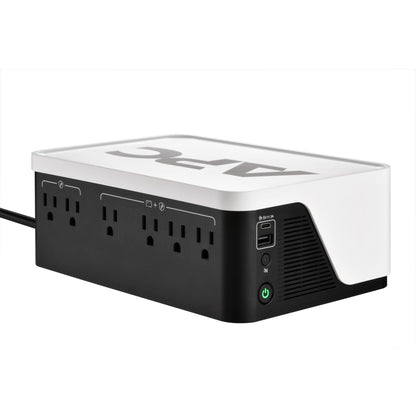 APC Back-UPS 500VA / 300W UPS Battery Backup Surge Protector, 6 Outlets, Type C Charger, BE500G3 Uninterruptible Power Supply for Home Office & Wi-Fi