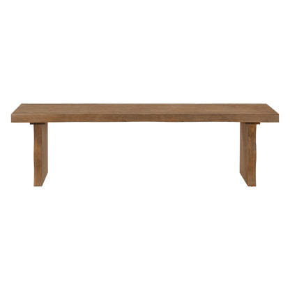 Christopher Knight Home Hartwell 63" Indoor Pine Dining Bench, Solid Wood Bench Seat for Dining Table, Rectangular Dining Seat, Spacious Seating, Long Footstool for Living Room Dining Room, Pine Wood