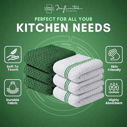 Infinitee Xclusives 100% Cotton Kitchen Towels