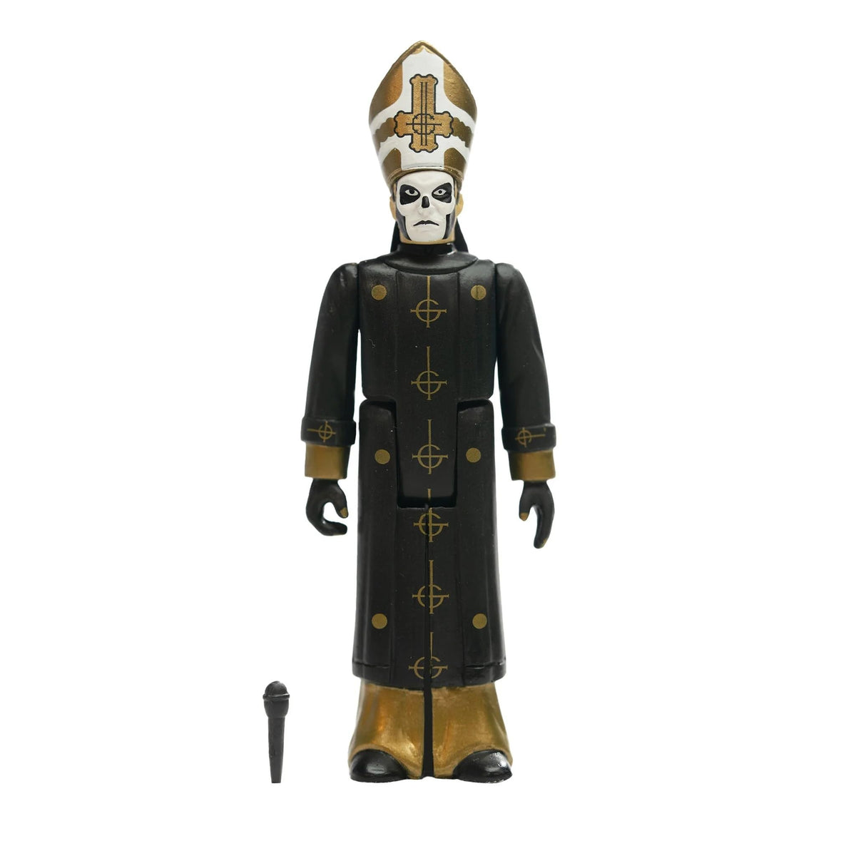 Super7 Ghost Papa Emeritus III Reaction Figure - 3.75" Ghost Action Figure with Accessory Heavy Metal Collectibles and Retro Toys