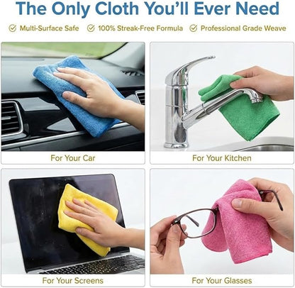 Microfiber Cleaning Cloth 12 Pack