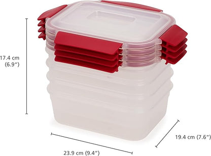 Joseph Joseph Nest Lock 8-piece Plastic BPA Free Food Storage Container Set