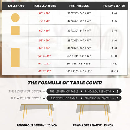 Horaldaily Spring Summer Tablecloth 60x84 Inch Rectangular, Eucalyptus Floral Table Cover for Party Picnic Dinner Decor