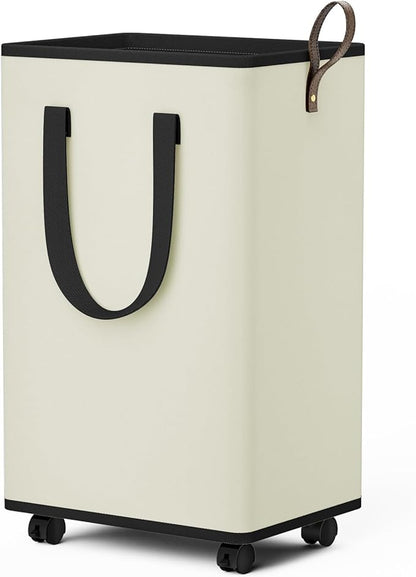 Laundry Basket with Wheels, Collapsible Laundry Baskets, Laundry Hamper with