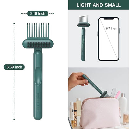 RHOS 2-in-1 Hair Brush Cleaner and Comb Remover Rake