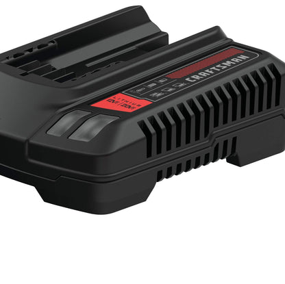 CRAFTSMAN V20 2Ah Lithium Ion Power Tool Battery 2-Pack and Charger Starter Kit (CMCB202-2CK)