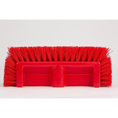 SPARTA Multi-Level Tile Scrub Brush 12" Wide Brush Head, Heavy-Duty Tile