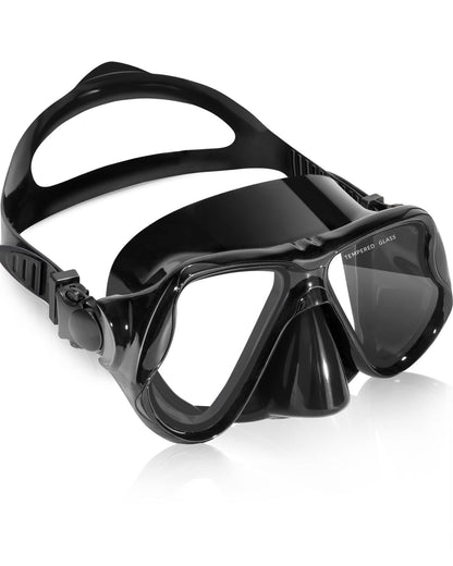 Keary Goggles Swimming Adult Mask Swim Goggles for Men Women Teens Adult Youth 180° Wide View Soft Silicone Skirt Clear No Leak Anti-Fog Swim Goggles with Nose Cover Pool Underwater Water Mask Glasses