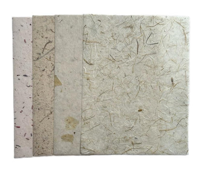 50 Sheets A4 Thin Natural Leaves Rice Straw Mulberry Paper Sheets Art Tissue Washi Paper Design Craft Art Origami Suppliers Card Making Writing (Natural leaves,Onion,etc,, A4)
