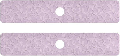 Kitchen Sink Splash Guard 2 PCS 30 Inch Sink Faucet Mat Splash Guard