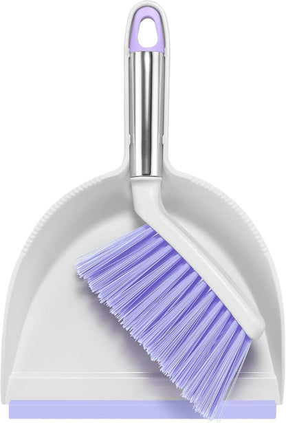 NACENA Mini Broom and Dustpan Set, Small Dust Pan and Brush Set