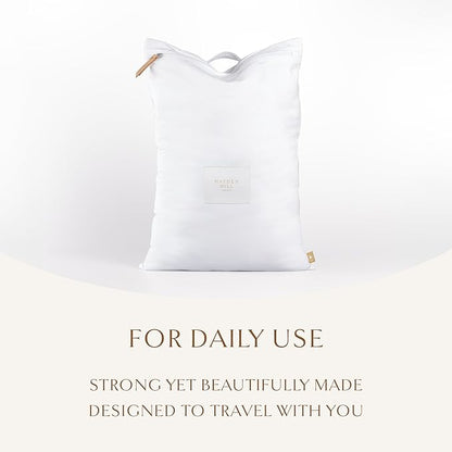 Hayden Hill Luxury Organic Cotton Travel Laundry Bags