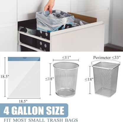 Small Trash Bags 4 Gallon