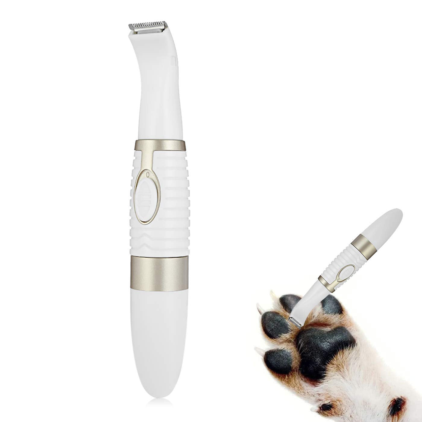 Dog Clippers, Cordless Cat and Small Dogs Clipper, Low Noise Electric Pet Trimmer, Dog Grooming Clippers for Trimming The Hair Around Paws, Eyes, Ears, Face, Rump …