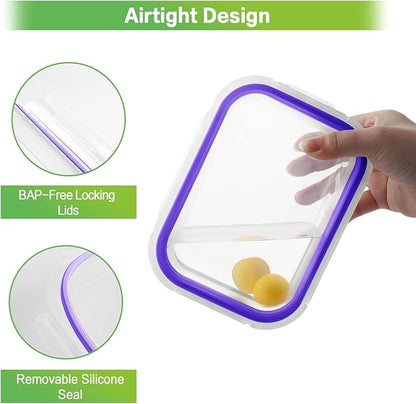 HOMBERKING Glass Food Storage Containers