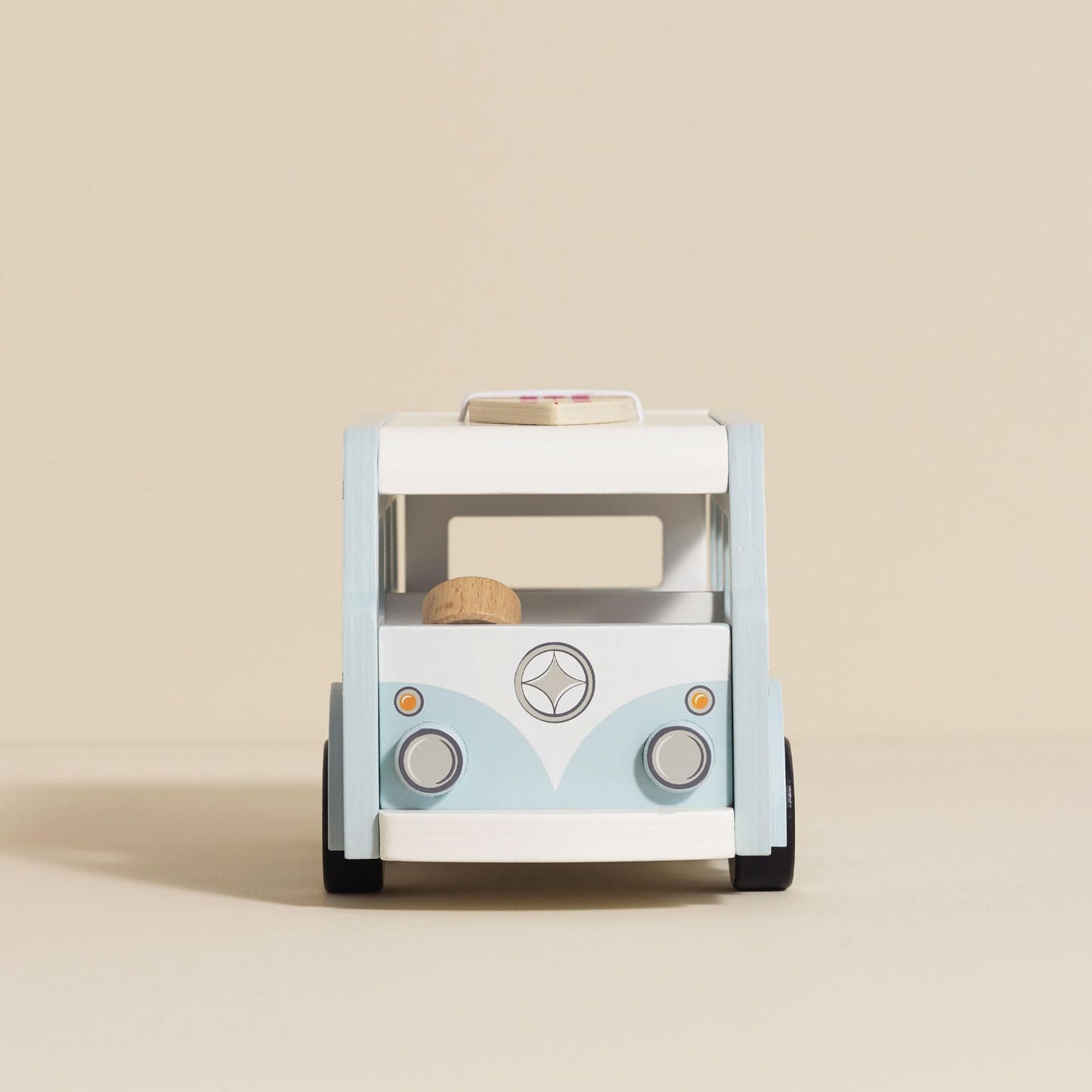 Le Toy Van - Wooden Holiday Campervan with Detachable Surfboard | Suitable for 3 Year Old +