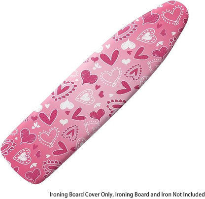 Pink Heart Ironing Board Cover Valentines Day Iron Board Cover Romantic