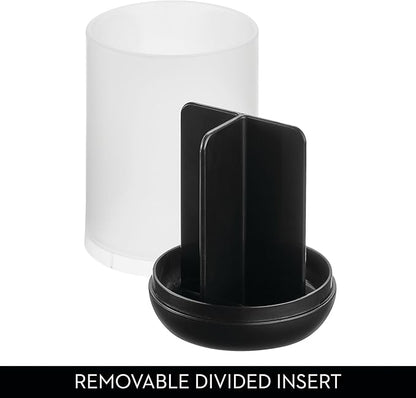 iDesign Toothbrush Holder with 3 Divided Sections