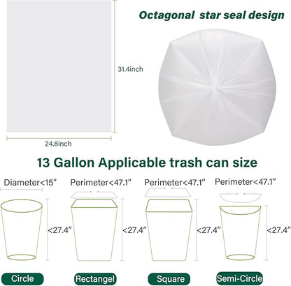 Inwaysin Ultra Thick & Strong Biodegradable Trash Bags