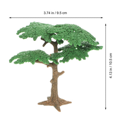 Operitacx 3 Pcs Landscape Model Trees 4.13 Inch Mini Pine Cypress Trees for Model Train Scenery Diorama Craft Home Office Decor