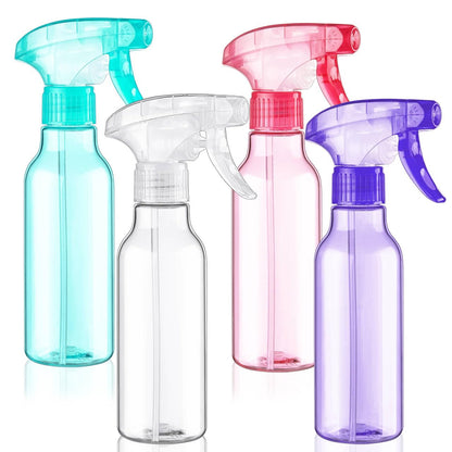 Cosywell Plastic Spray Bottles 8.8oz/260ml 3 Pack Empty Spray Bottle for Cleaning Mist/Stream Heavy Duty Water Spraying Bottle for Cooking Hair Care Essential Oils(Clear)