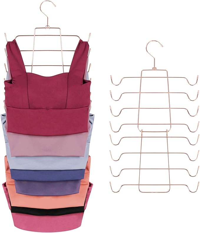 ZEDODIER 3 Pack Tank Top Hanger Space Saving, Bra Hangers