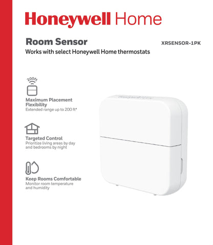 Honeywell Home X Series Sensor (Not Compatible with T9 thermostats)