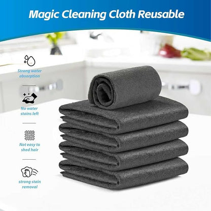 Thickened Magic Cleaning Cloth for Glass, Cleaning Rags Wipes for Windows