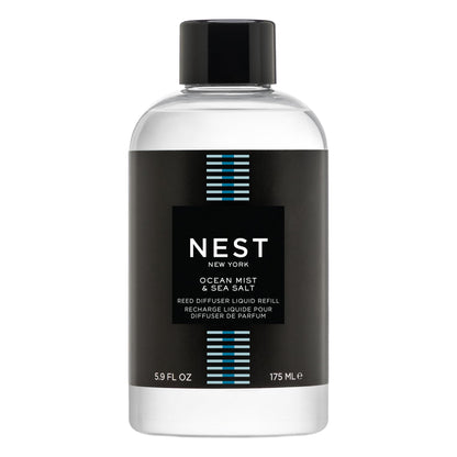 NEST New York Reed Diffuser Liquid Refill, Sicilian Tangerine - 5.9 fl oz - Fragrance for Up to 90 Days - Flame Free