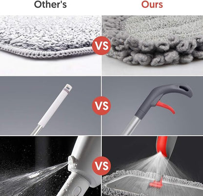 Spray Mops for Hardwood Floors Cleaning: MEXERRIS Falt Mop