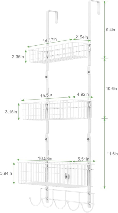 ETELI Over The Door Basket Organizer