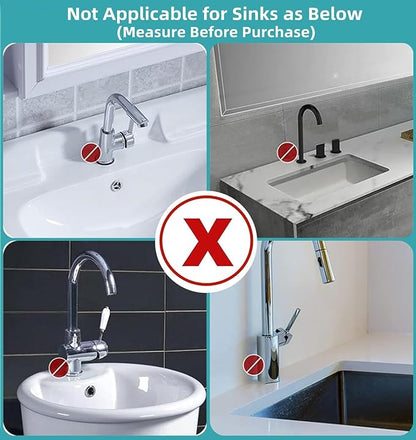 30 Inch Sink Splash Guard, Large Size Kitchen Sink Splash Guard, Longer