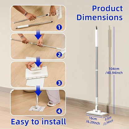 Snap Grip Mini Mop, Zero-Touch Gap Dust Cleaner