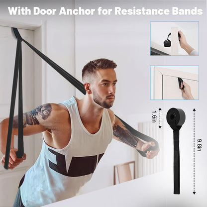 Pull Up Bands, Resistance Bands, Pull Up Assistance Bands Set for Men & Women, Exercise Workout Bands for Working Out, Body Stretching, Physical Therapy, Muscle Training