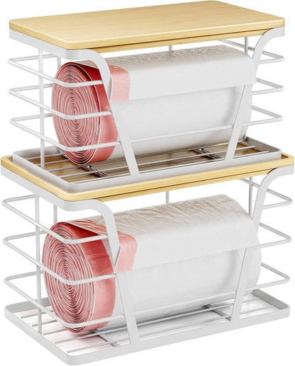2 Pack Stackable Laundry Room Organization and Storage, Laundry Room Decor and